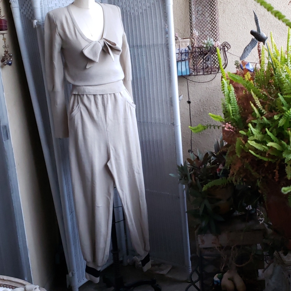 Sonia Rykiel wool harem pant suit